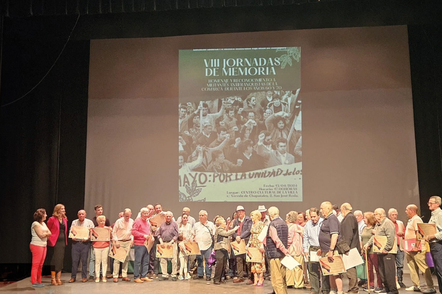 Homenaje a 330 hombres y mujeres militantes antifranquistas de la comarca de la Vega