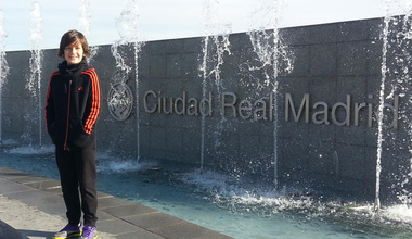 Álvaro Molina hace una prueba con el Real Madrid