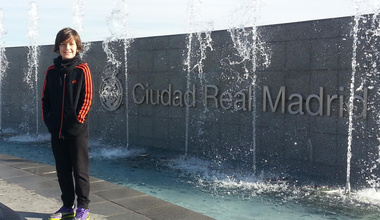 Álvaro Molina hace una prueba con el Real Madrid