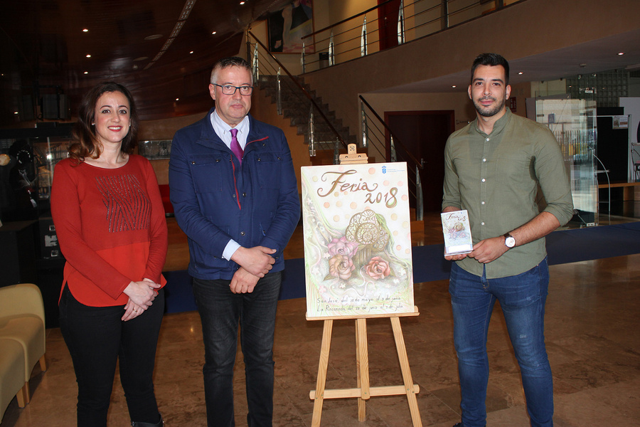 Rafael Soto Bernabé, ganador  del concurso cartel de Feria 2018