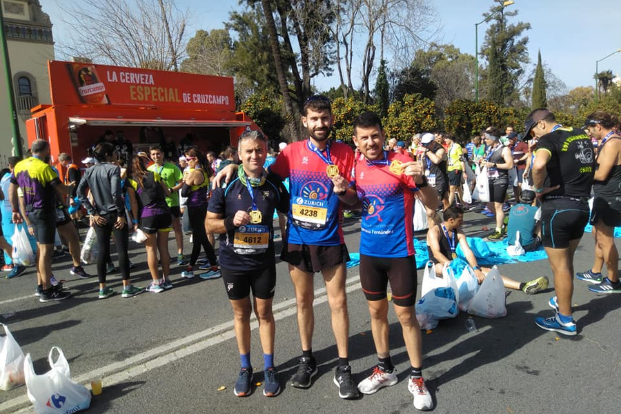 Numerosos atletas rinconeros en la Maratón de Sevilla
