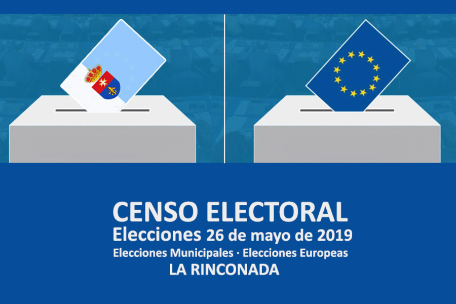 Expuesto el censo para posibles alegaciones de cara a las Elecciones Municipales y al Parlamento Europeo
