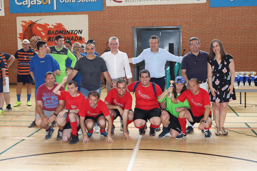 Clausura de la Liga de Fútbol Aprose 2018-2019 en la que participan usuarios del Centro Ocupacional