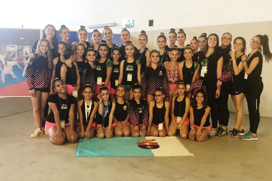 Lluvia de medallas en el Andaluz de Copa de Gimnasia Rítmica