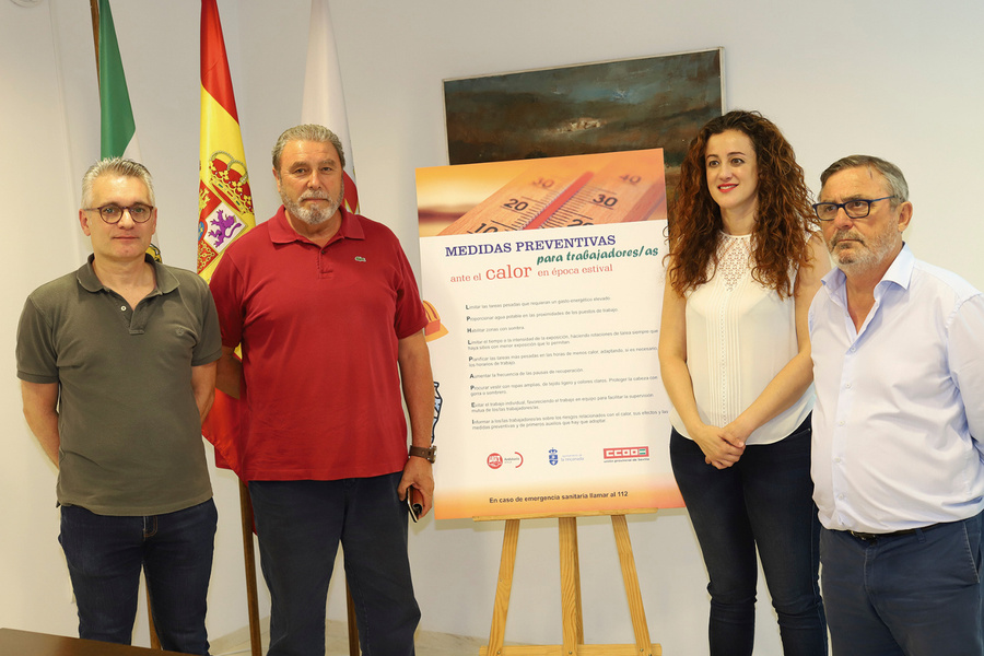 Campaña para prevenir los riesgos laborales derivados del calor