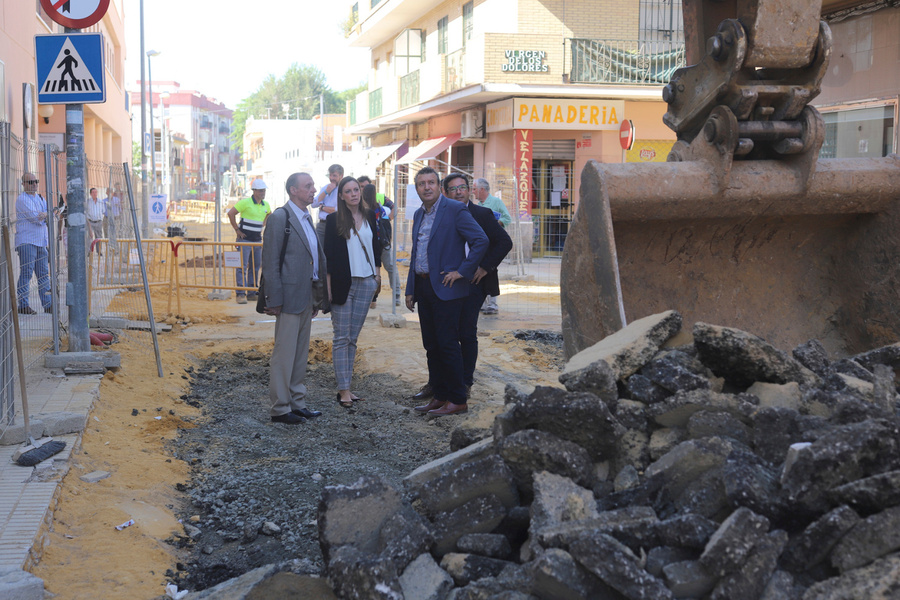 Las obras del entorno de Manuel de Rodas siguen su curso según lo previsto