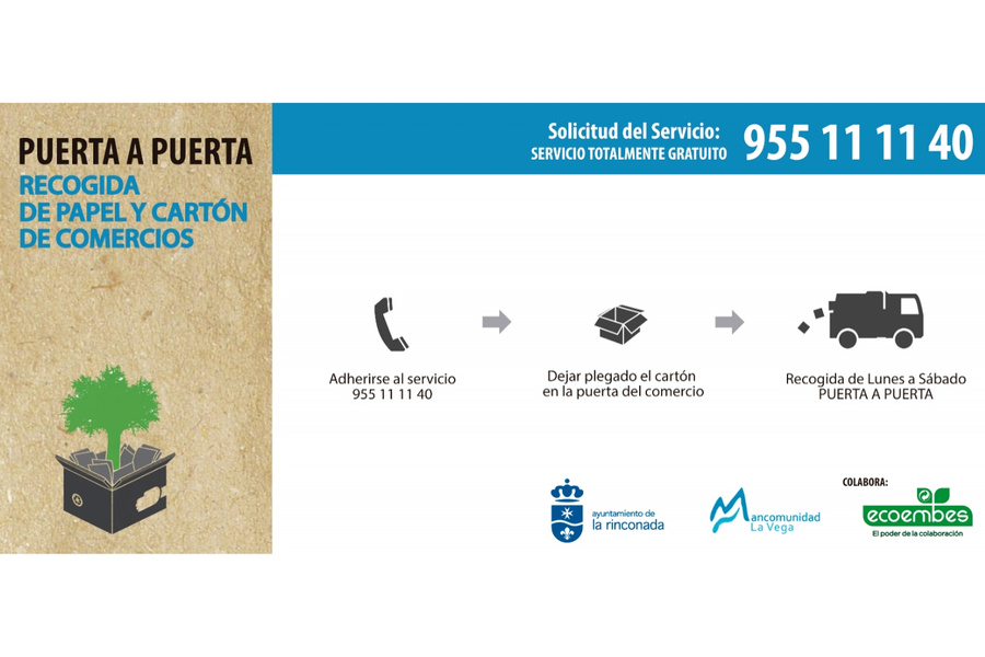 Campaña de recogida de papel y cartón en comercios