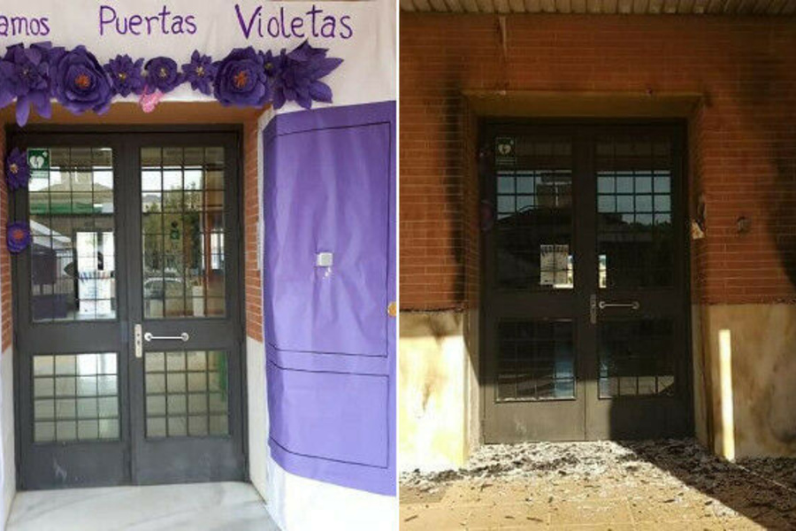 Comunicado de todos los grupos del Ayuntamiento de La Rinconada tras la quema de un mural en homenaj