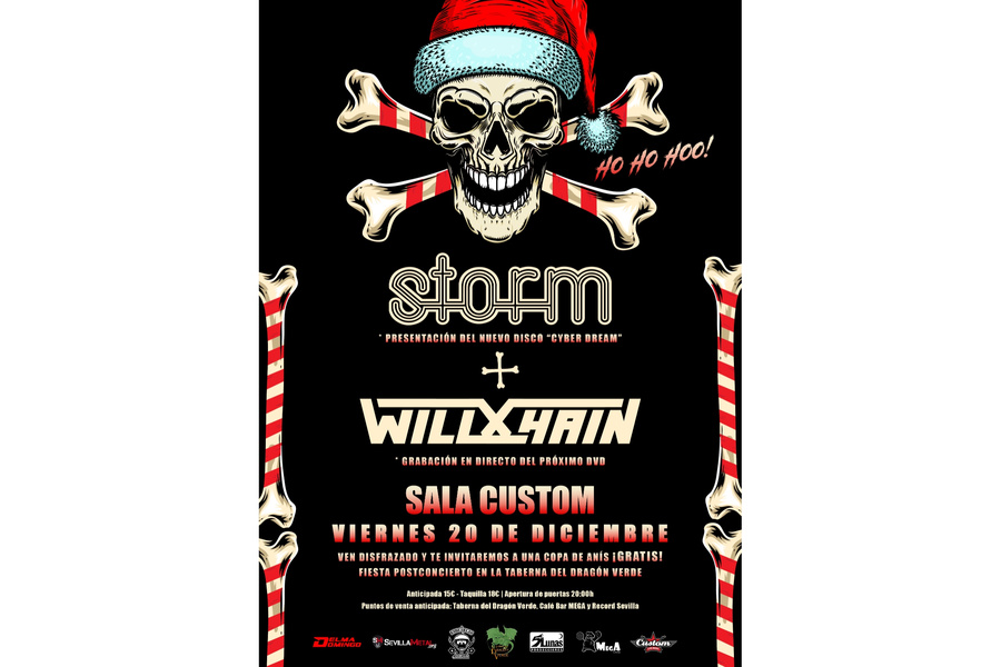 The Storm y Wild Chin actúan en la Sala Custom