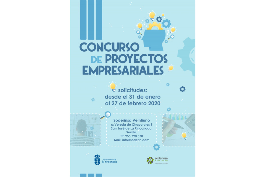 La Rinconada convoca el III Concurso de Proyectos Empresariales