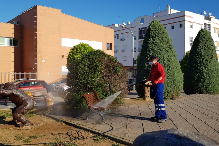 Refuerzo de la frecuencia y protocolos de limpieza y desinfección de la Vía Pública