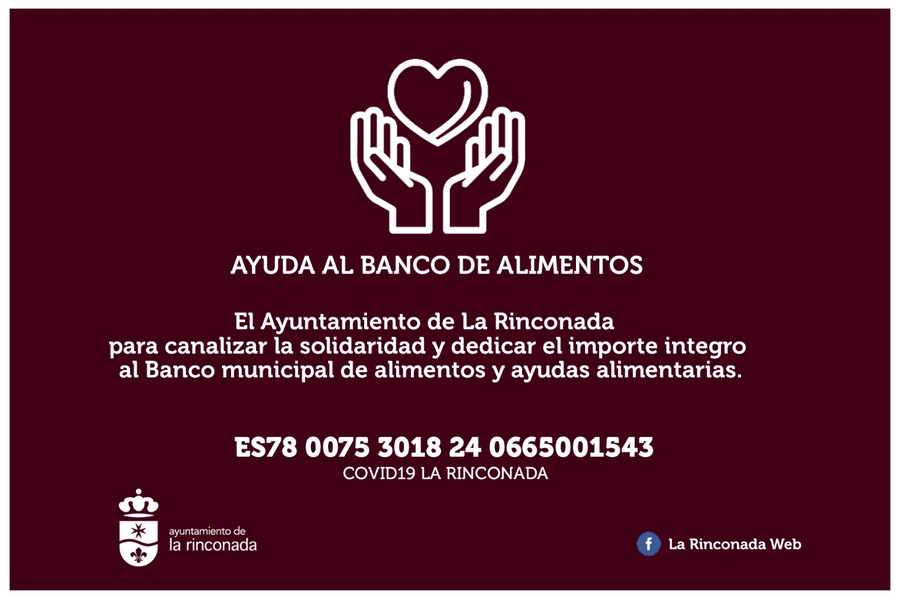 El Ayuntamiento abre una cuenta bancaria para el Banco de Alimentos