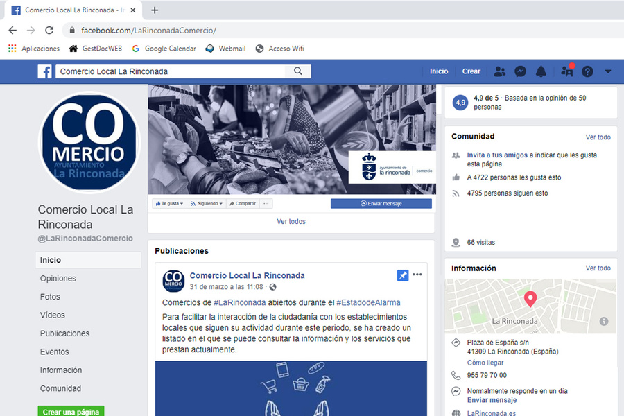 Amplio seguimiento de la campaña de difusión de comercios abiertos durante el Estado de Alarma