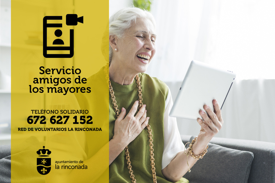 Nace el programa ‘Amigos de los Mayores’, con videoconferencias durante el Estado de Alarma