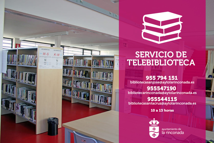Cultura pone en marcha un servicio de ‘Telebiblioteca’ durante el Estado de Alarma