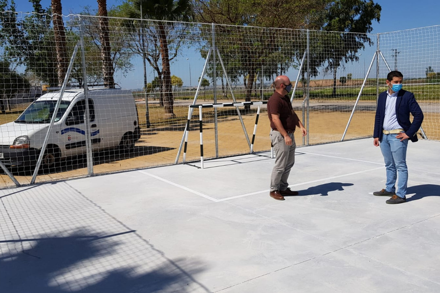 Una nueva pista polideportiva en Secadero de Gutiérrez