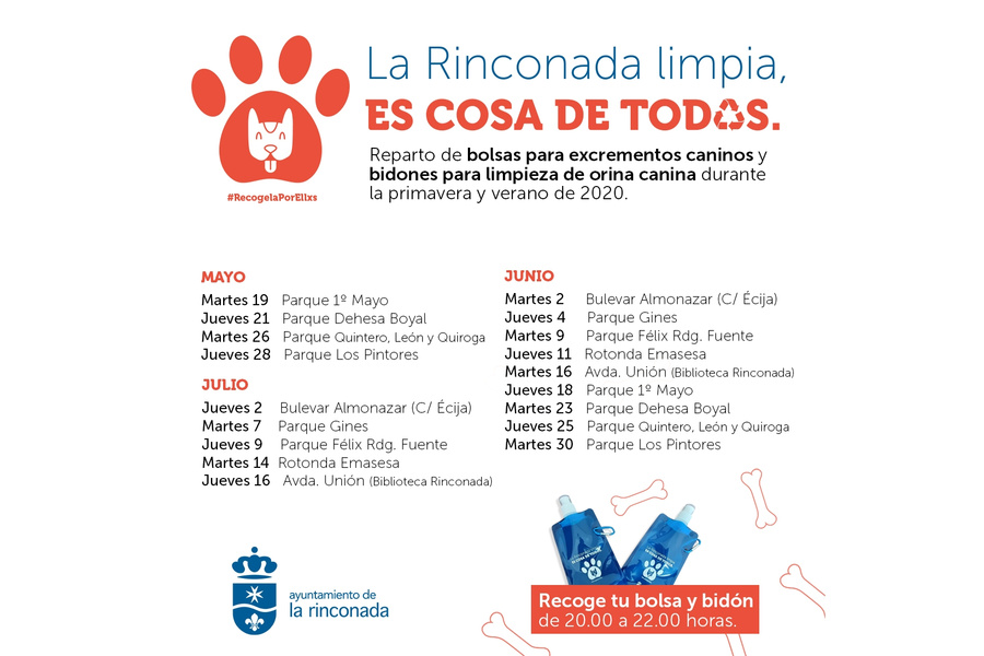Nueva campaña de concienciación de recogida de excrementos y orines de mascotas