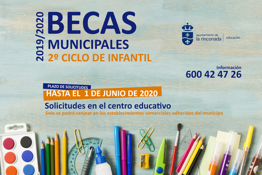 Se amplía el plazo de solicitud de becas municipales de Infantil