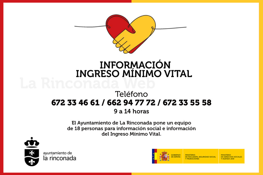 La Rinconada pondrá en marcha una oficina de asesoramiento sobre el ‘Ingreso Mínimo Vital’