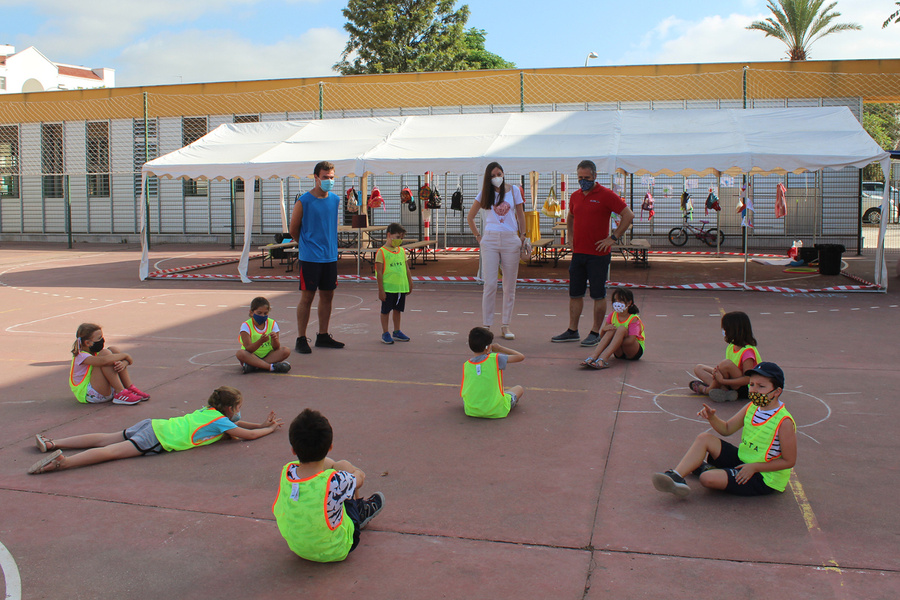 El Campamento Urbano, en pleno desarrollo