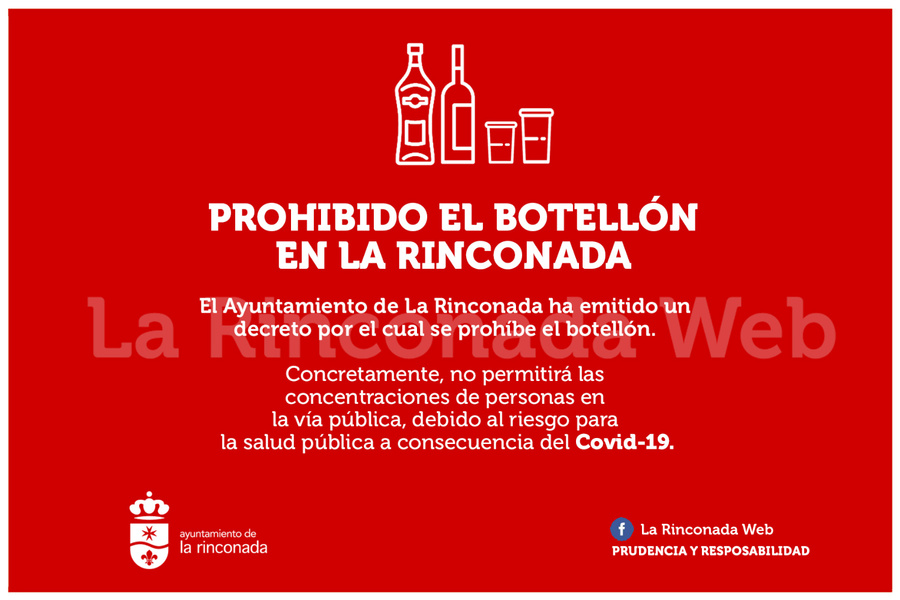 La Rinconada prohíbe el botellón
