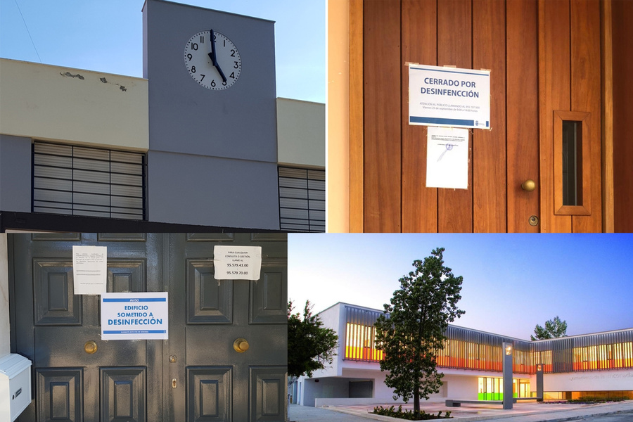 El Ayuntamiento continúa reforzando la limpieza con actuaciones de choque en edificios públicos y ce