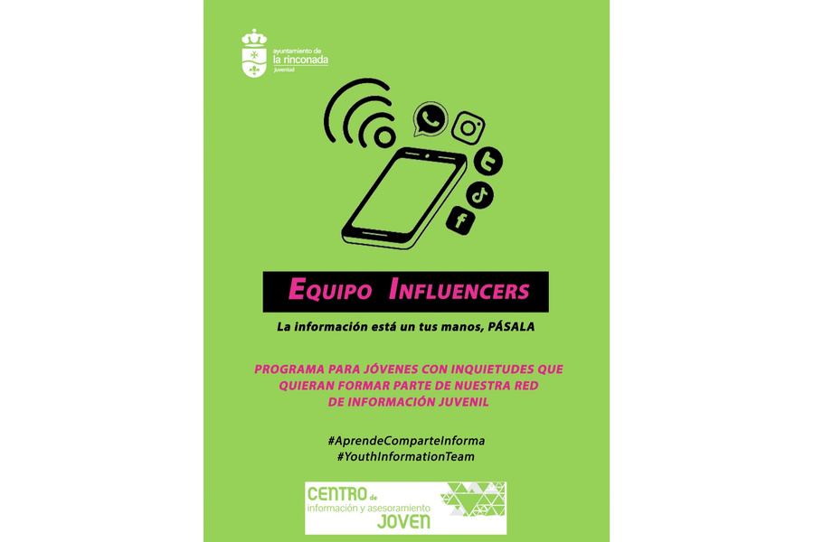 Juventud pone en marcha el proyecto ‘Equipo Influencers’