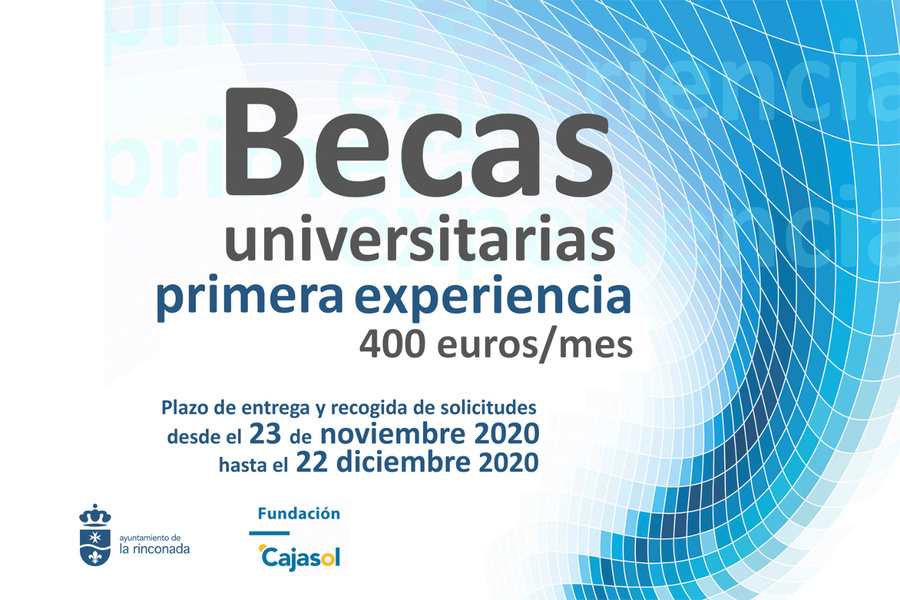 El Ayuntamiento abre una convocatoria anticipada de Becas Primera Experiencia