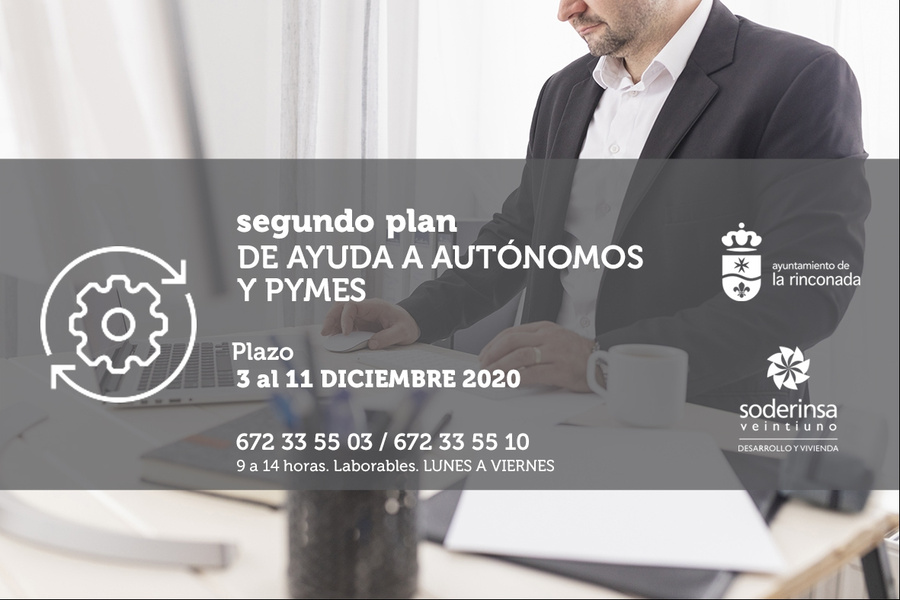 Segunda convocatoria de Ayudas Municipales a PYMES y Autónomos
