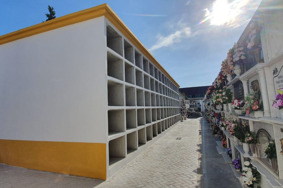 Finalizan las obras de ampliación del cementerio de La Rinconada