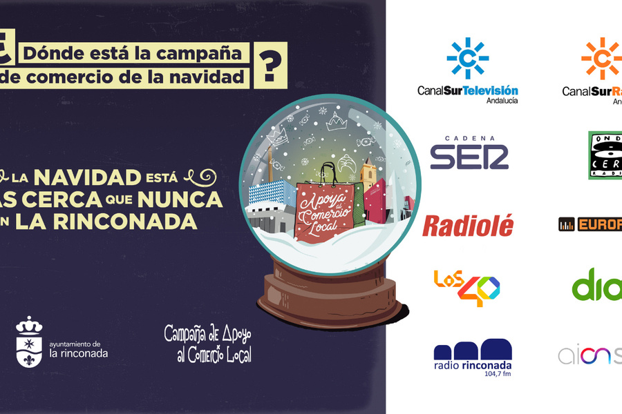 La campaña 'La Navidad está más cerca que nunca en La Rinconada', presente en los principales medios
