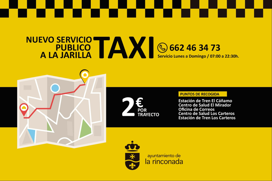 Nuevo servicio de iniciativa pública de taxi en La Jarilla