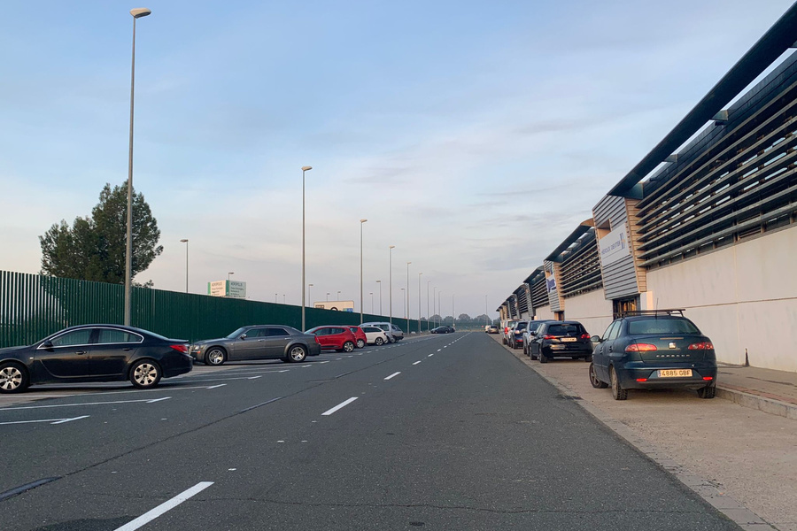 Reordenación del aparcamiento en Aerópolis