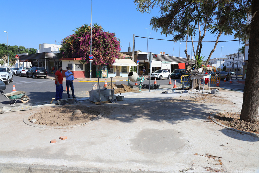 Nuevas actuaciones en la vía pública en la barriada de La Paz