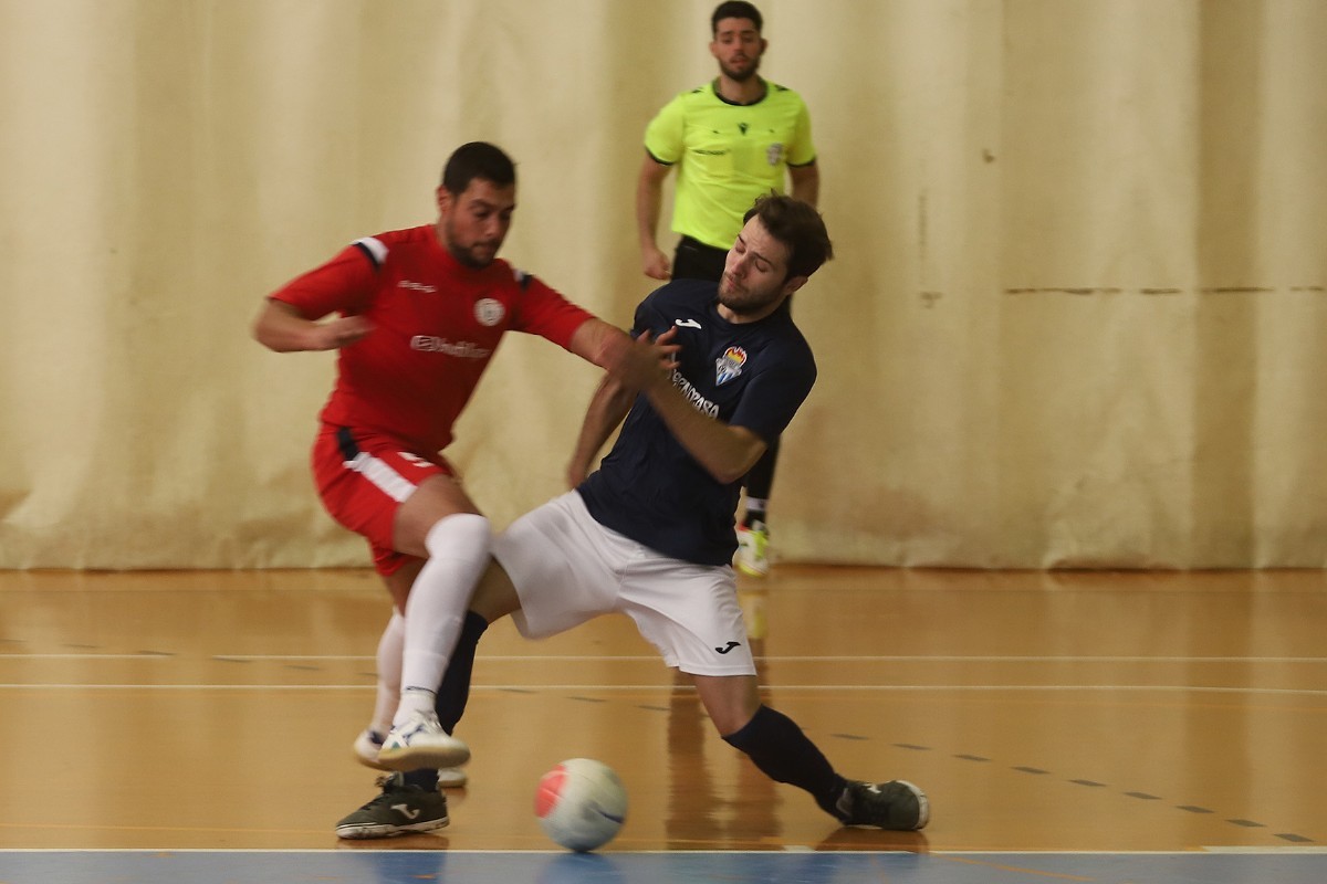 Abraham, el el último partido del Tres Calles ante La Palma