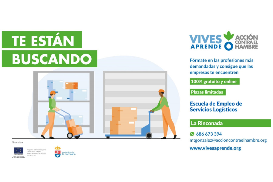 Abierto proceso de selección para la VI edición de la Escuela de Empleo de Servicios Logísticos La Rinconada