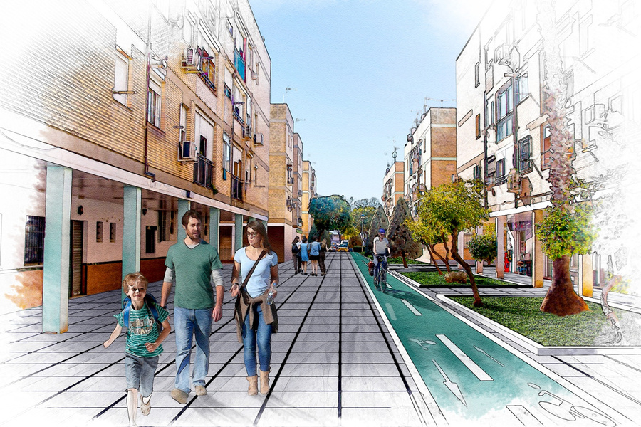 La Barriada Santa Cruz experimenta un cambio de fisionomía integral
