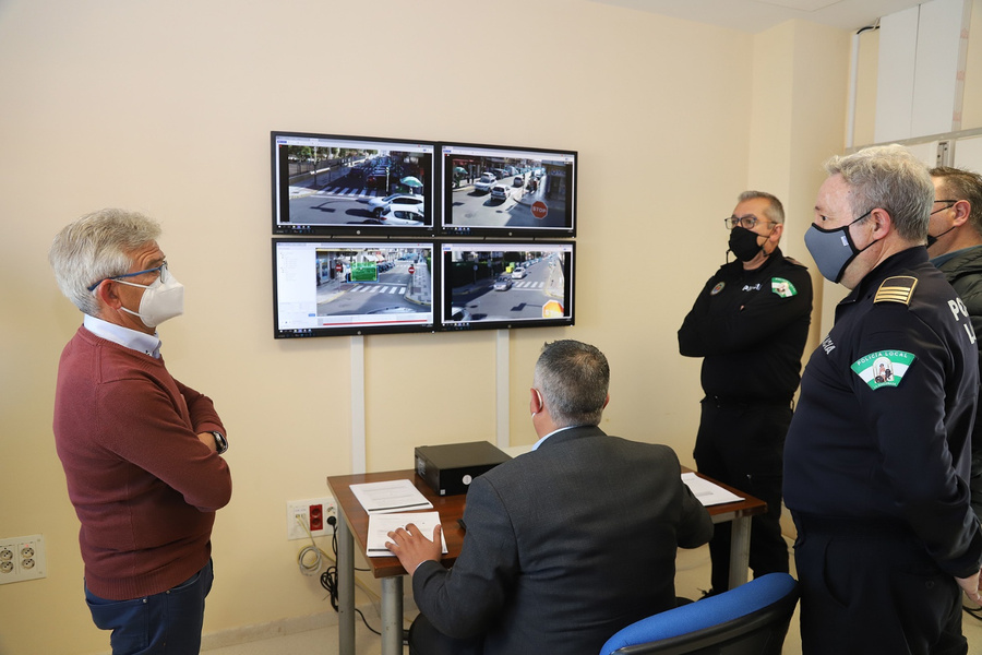 Buena valoración del nuevo dispositivo para el control y gestión del tráfico en La Rinconada