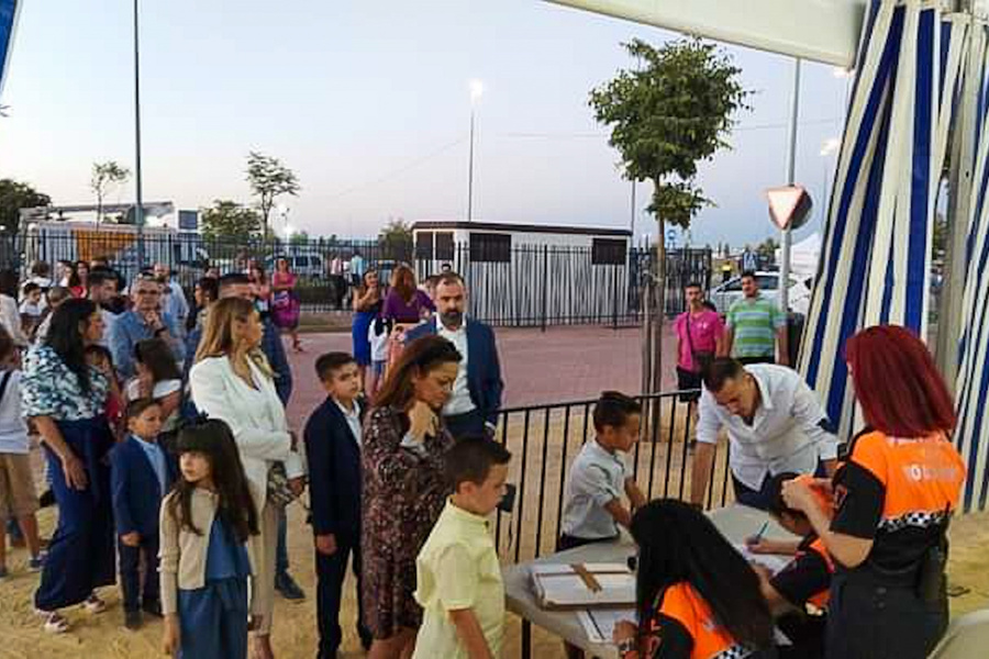 600 menores usaron la pulsera identificativa en la Feria de ‘El Abrazo’