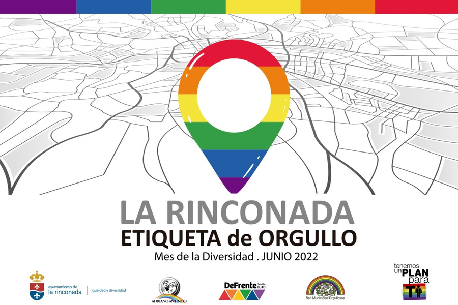 Etiqueta de Orgullo arcoíris en La Rinconada
