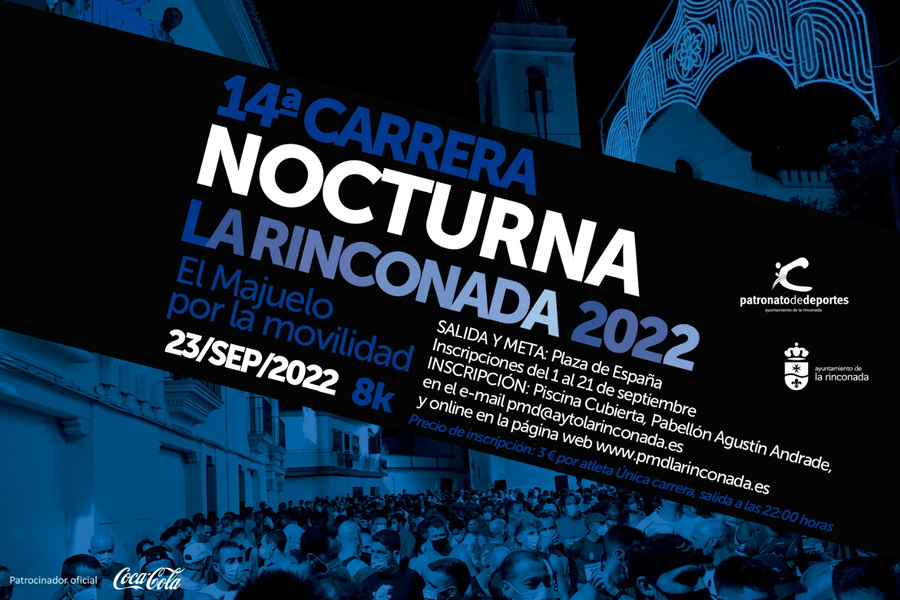 La XIV edición de la Carrera Nocturna de La Rinconada llega el 23 de  septiembre