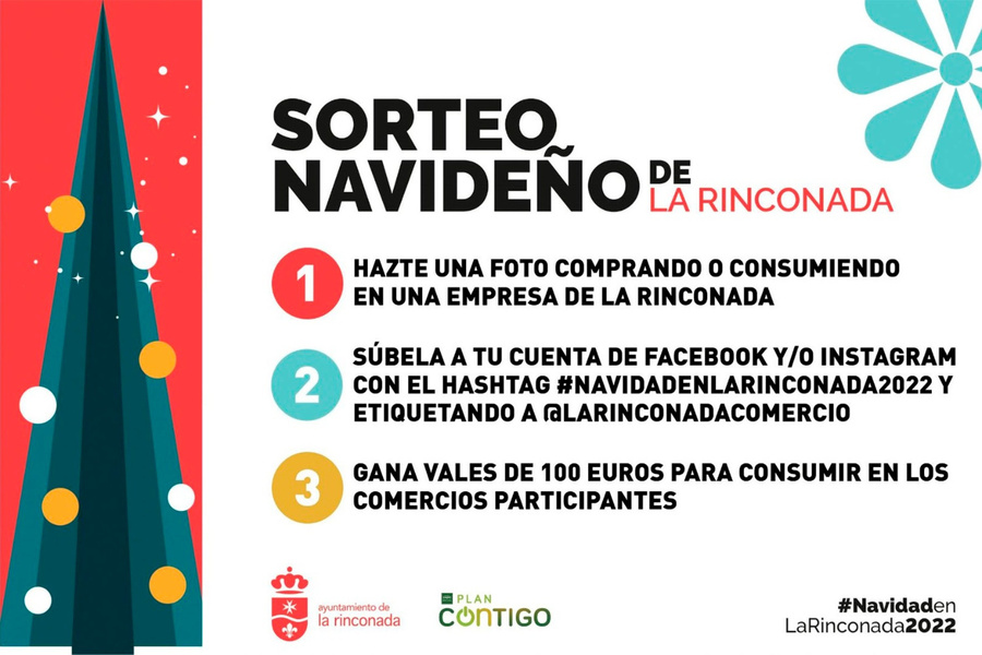 Premios de 100 euros por consumir en La Rinconada esta Navidad