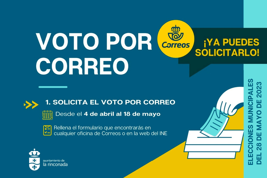 Votar por correo en las Elecciones Municipales del 28M