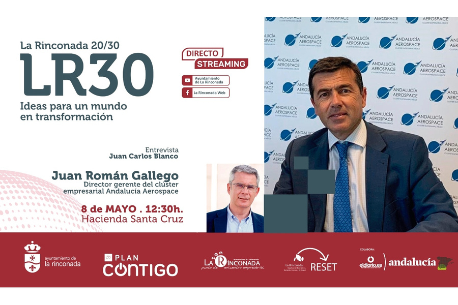 El director gerente del clúster empresarial Andalucía Aerospace, próximo invitado del ciclo ‘LR-30. Ideas para un mundo en transformación’