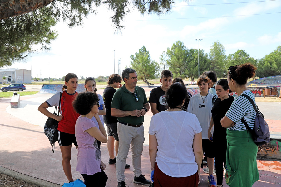 Alumnado del IES San José trabaja en un proyecto de concienciación medioambiental