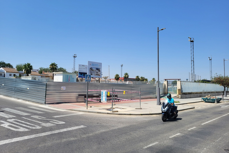 Las obras de la nueva sede de Emasesa, en marcha