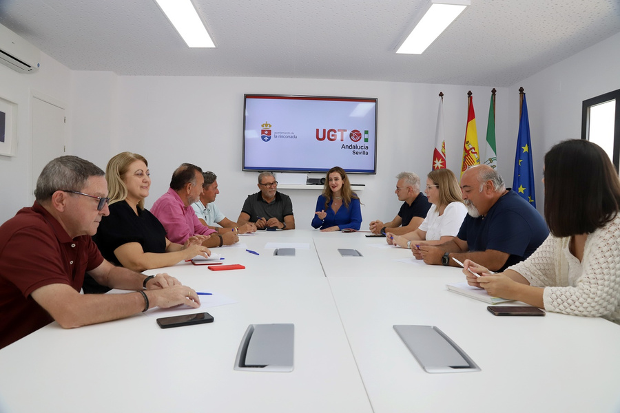 El Consistorio rinconero y UGT trabajan un acuerdo sobre prevención de riesgos laborales, estudio de sectores productivos, e inserción laboral