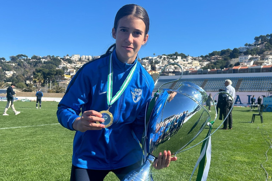 Jimena Jiménez, también campeona de Andalucía Alevín