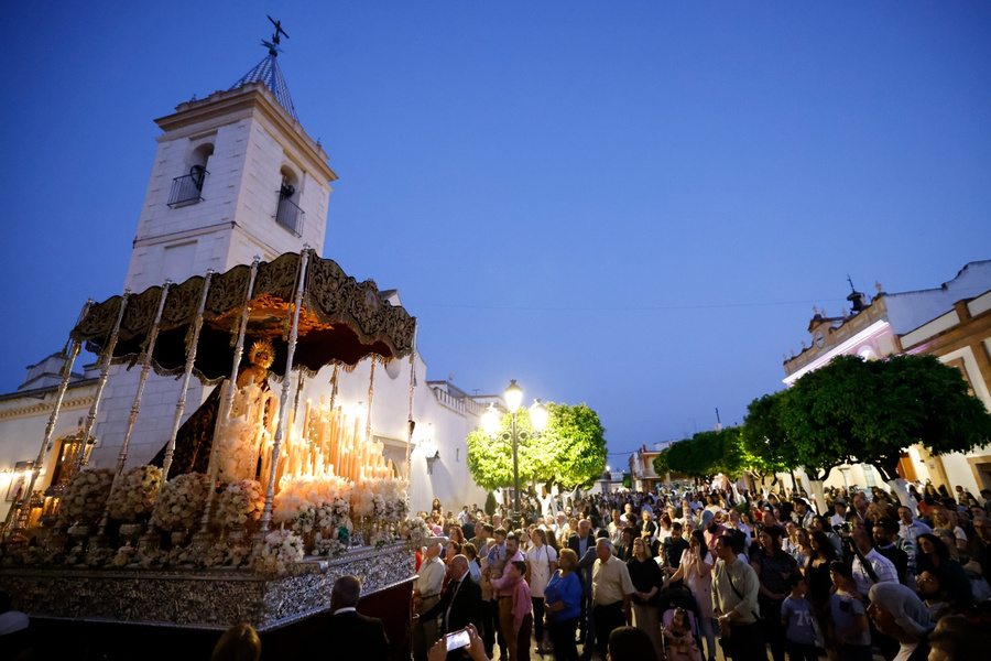 Nuestra Señora de los Dolores y el Santísimo Cristo de la Misericordia, en el Sábado Santo