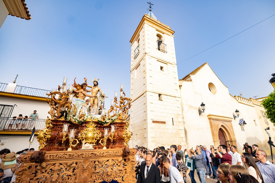 El Santísimo Cristo de la Resurrección cierra la Semana Santa rinconera